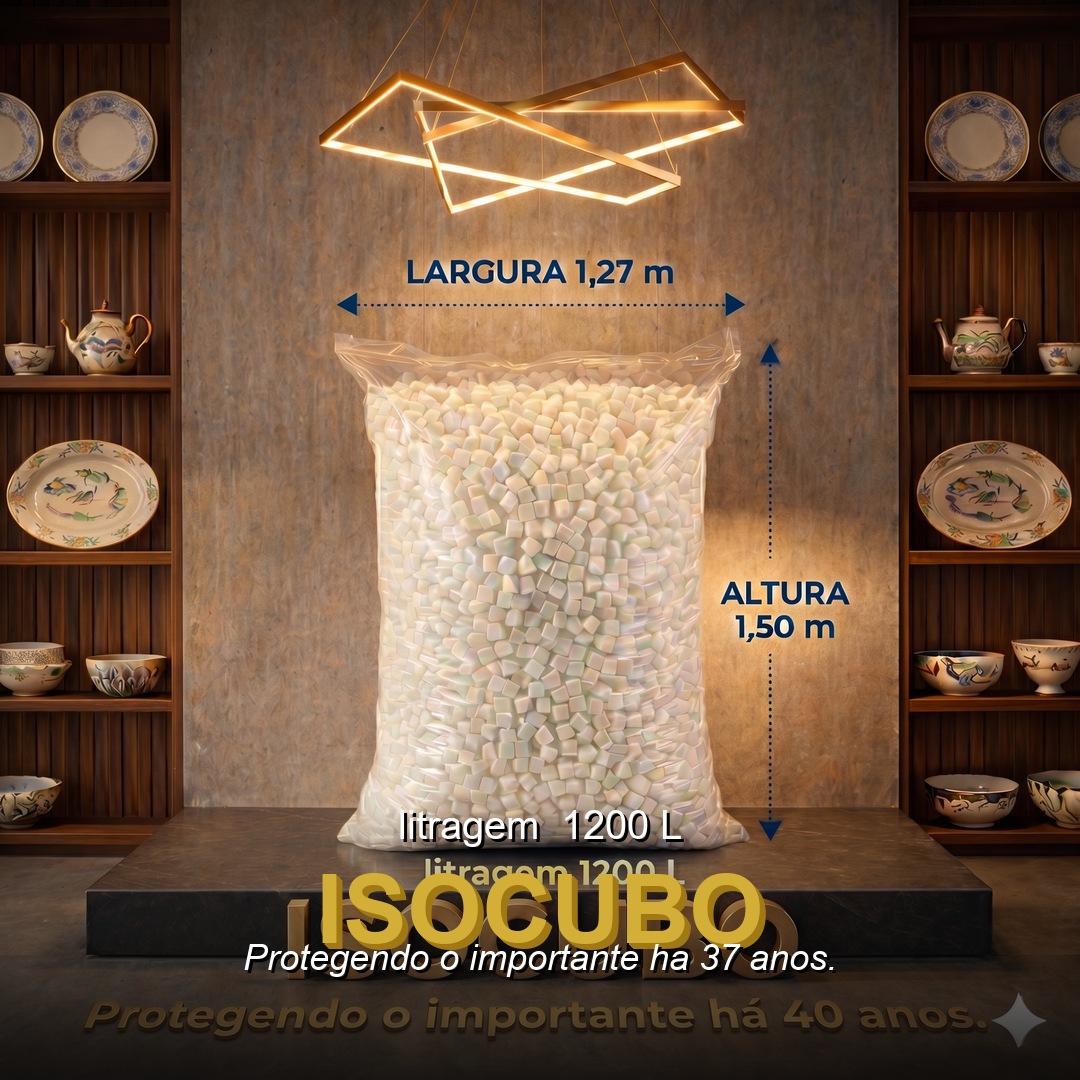Saco Isocubo 1.200L — dimensões ISOCAT